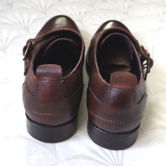 Hart Schaffner Marx Men's Monk Flap Dress Shoe - Picture 5 of 9